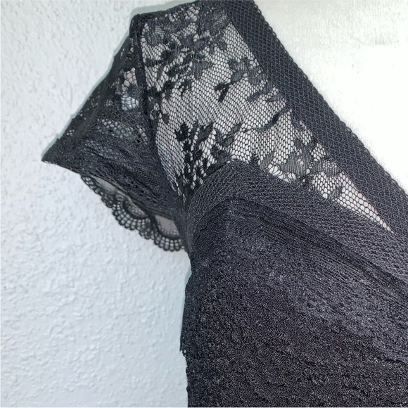 NWOT Free People Lace Envy Bodycon Mini Dress Size Medium - Picture 7 of 14
